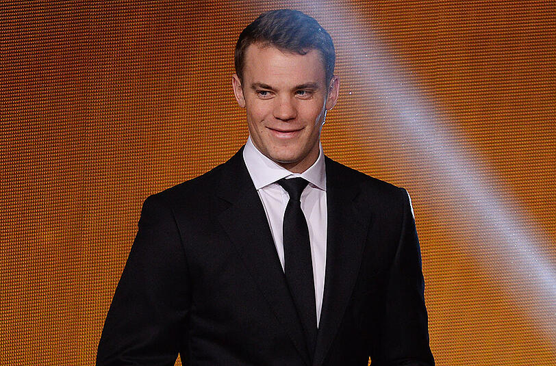 12. Januar 2015: Manuel Neuer bei der Gala des "FIFA Ballon d'Or 2014 Award" in Zürich.