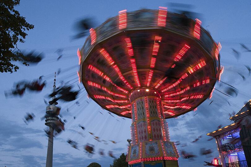 Beim Impark-Festival im Olympiapark kann man heute Kettenkarussell fahren &ndash; und ein Feuerwerk bestaunen.