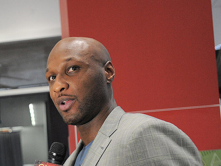 Lamar Odom bei einer Veranstaltung in Los Angeles