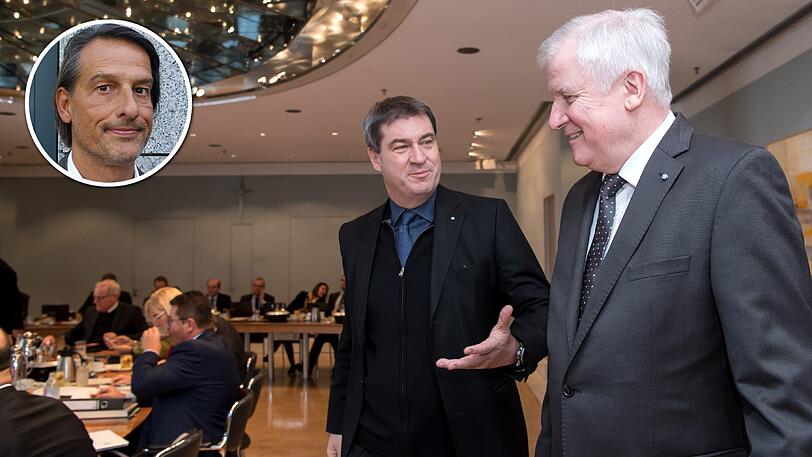 Politik-Vize Clemens Hagen über Seehofer und Söder als Merkels Wadlbeißer.