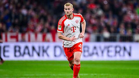 Münchens Matthijs de Ligt in Aktion.