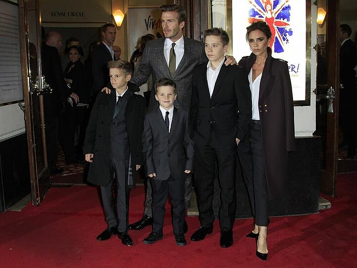 Wirkt positiv auf das andere Geschlecht: die Familie Beckham