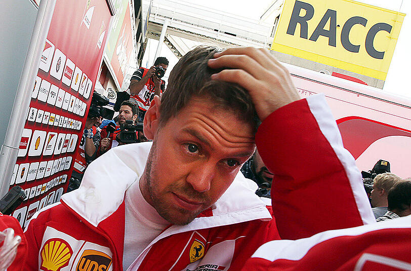 Abgeschottet: der Ferrari-Rennstall und sein Fahrer Sebastian Vettel.