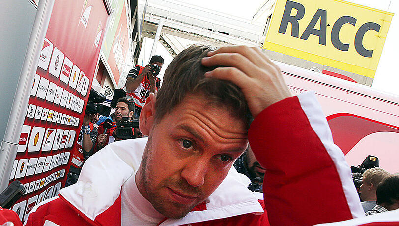 Abgeschottet: der Ferrari-Rennstall und sein Fahrer Sebastian Vettel. Abgeschottet: der Ferrari-Rennstall und sein Fahrer Sebastian Vettel.