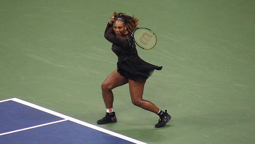 Serena Williams stand bei den US Open vermutlich zum letzten Mal als Profi auf dem Tennis-Court.