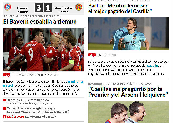 Die spanische La Marca: "Bayern rechtzeitig wachgerüttelt".