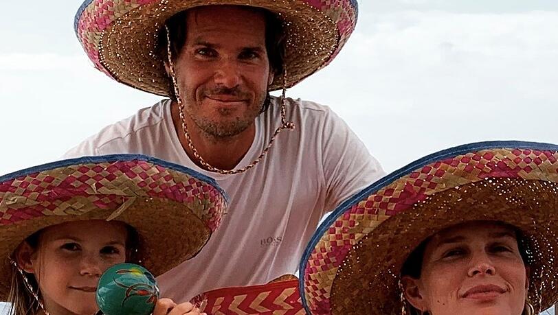 Tommy Haas entspannt auch gerne mit der Familie.