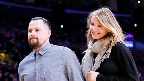 Benji Madden mit seiner "Königin" und Ehefrau Cameron Diaz.