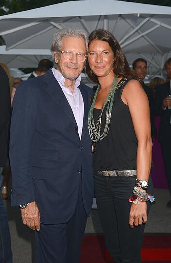 Schauspieler Bernd Herzsprung mit seiner Tochter Sara-Lena.