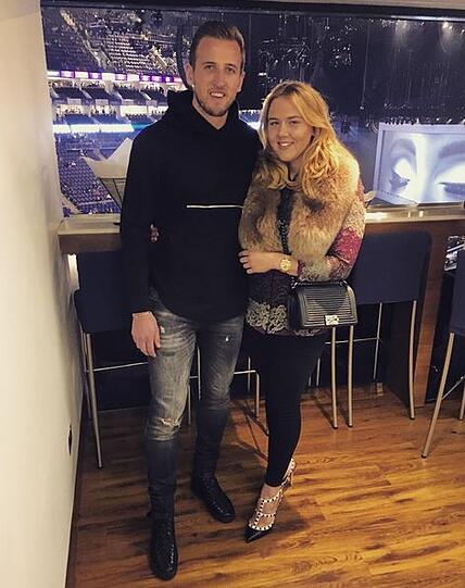 England: Stürmer Harry Kane und seine Herzensdame Kate.
