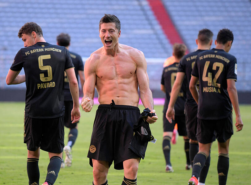 41 Tore in einer Saison: Robert Lewandowski.