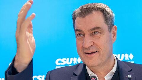 Markus Söder (CSU), Parteivorsitzender und Ministerpräsident von Bayern, auf einer Veranstaltung. Foto: Peter Kneffel/dpa