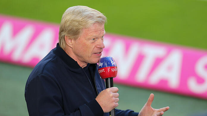Oliver Kahn vor dem Spiel gegen Gladbach bei "Sky".