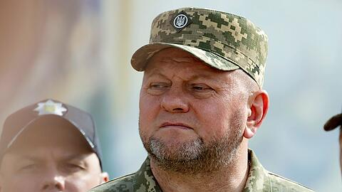 Der ukrainische Ex-Oberbefehlshaber Walerij Saluschnyj hat einen Bericht der New York Times über die Planung von ukrainischen Militäroperationen im hessischen Wiesbaden bestätigt. (Archivbild)