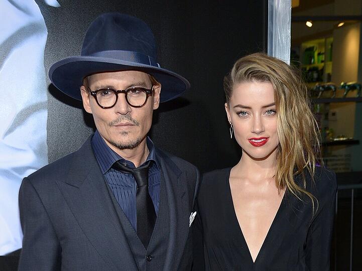 Johnny Depp und seine Verlobte Amber Heard
