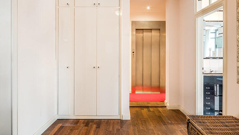 Der Lift führt direkt ins Loft. Der Lift führt direkt ins Loft.