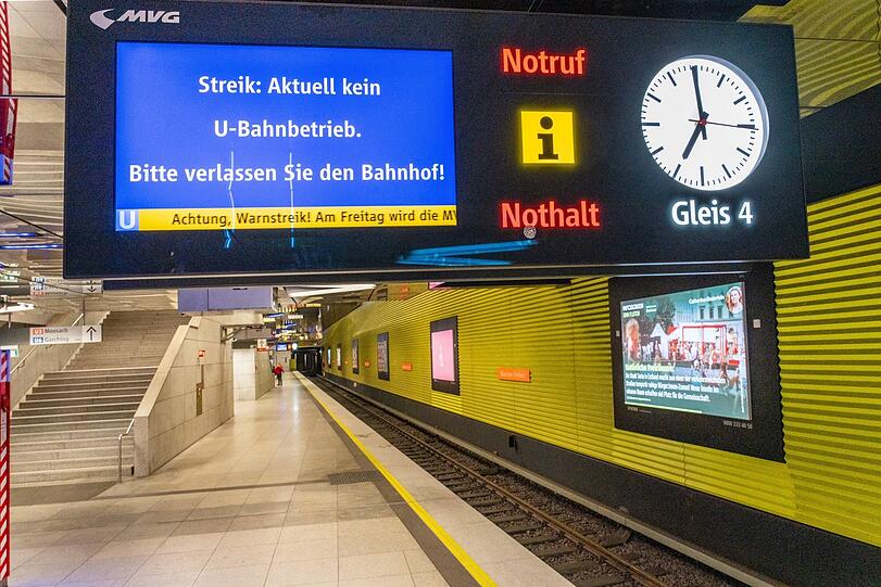 Sieht es in M&uuml;nchen schon bald wieder so aus wie 2023? Glaubt man der Gewerkschaft, wird es in den n&auml;chsten Tagen definitiv wieder soweit sein.