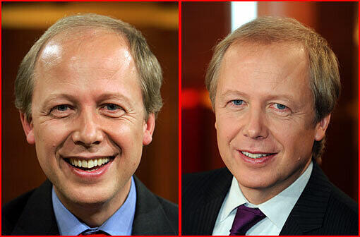 Auch bei Tagesschau-Moderator Tom Buhrow scheinen mehr Haare zu sprießen als früher. Woran das liegen mag, ist sein Geheimnis.
