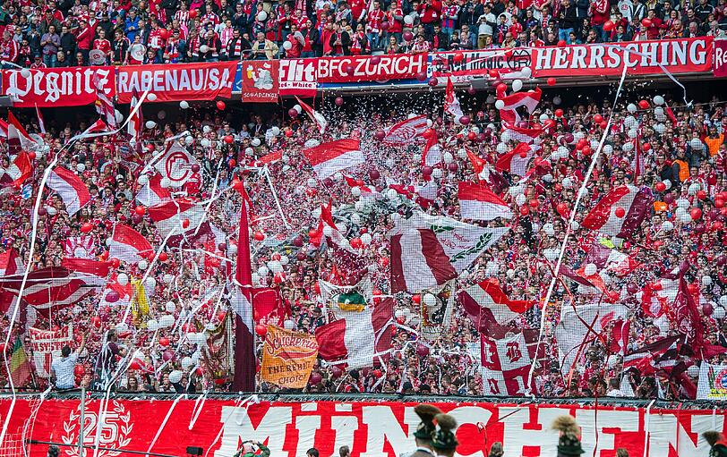 Meisterfeier in der Allianz Arena