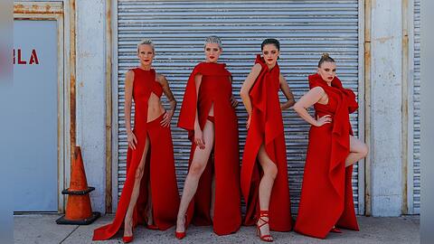 Martina, Lou-Anne, Vanessa und Lena sind gut durch die Woche gekommen - das ging nicht jeder so.