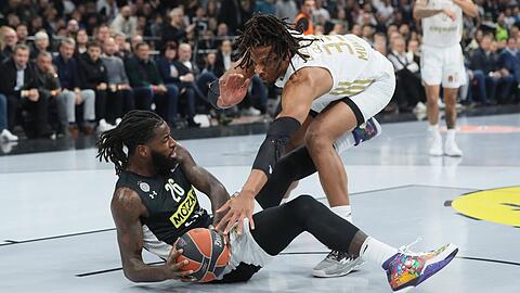 Hartes Duell voraus: Lessort (l.) und Gillespie.