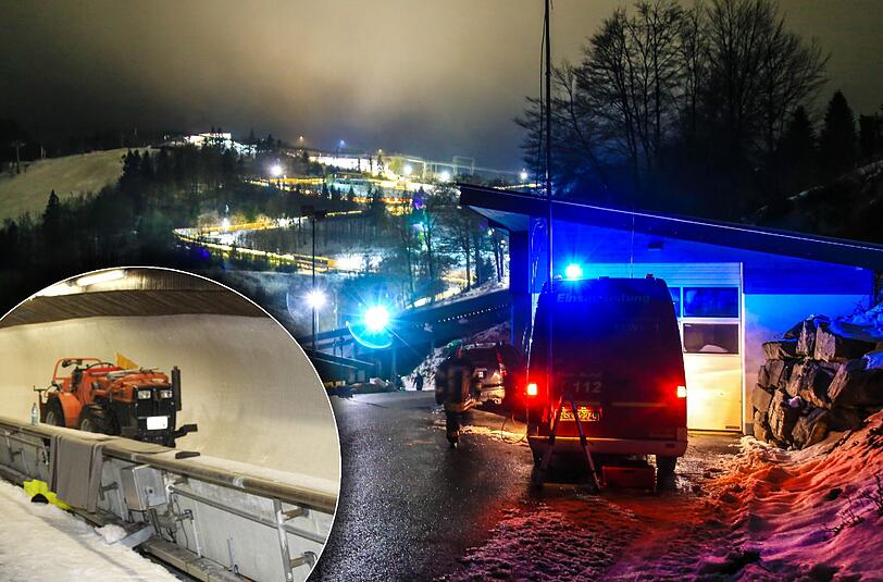Im nordrhein-westfälischen Winterberg sind in der Nacht auf Samstag drei Männer mit einem Kinderschlitten durch den Eiskanal gefahren und auf einen abgestellten Traktor geprallt, wobei ein Mann starb und die beiden anderen schwer verletzt wurden.