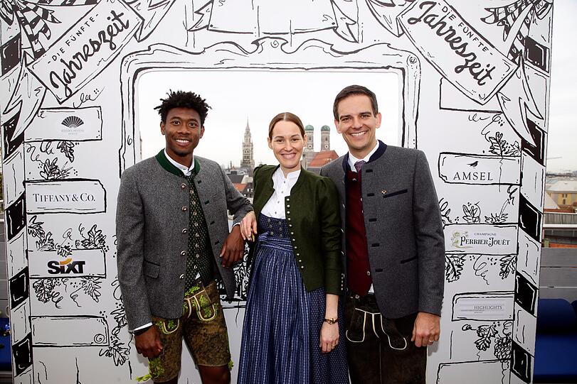 David Alaba, Alexandra von Frankenberg und Dominik G. Reiner
