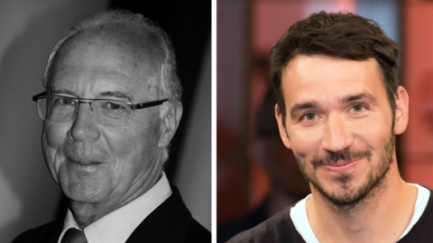Felix Neureuther verabschiedete sich von Franz Beckenbauer