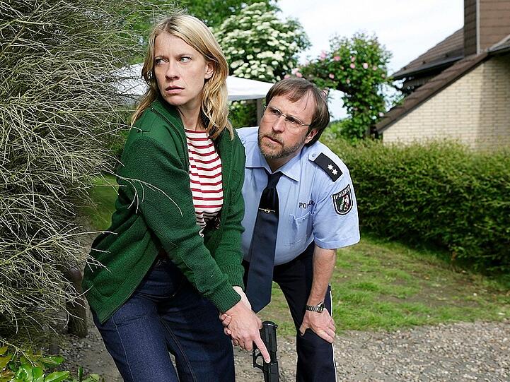 Kommissarin Sophie Haas (Caroline Peters) bekommt bei ihren Fällen Unterstützung von  Dietmar Schäffer (Bjarne Mädel)