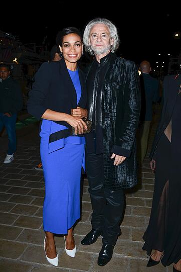 Rosario Dawson und Hermann Bühlbecker