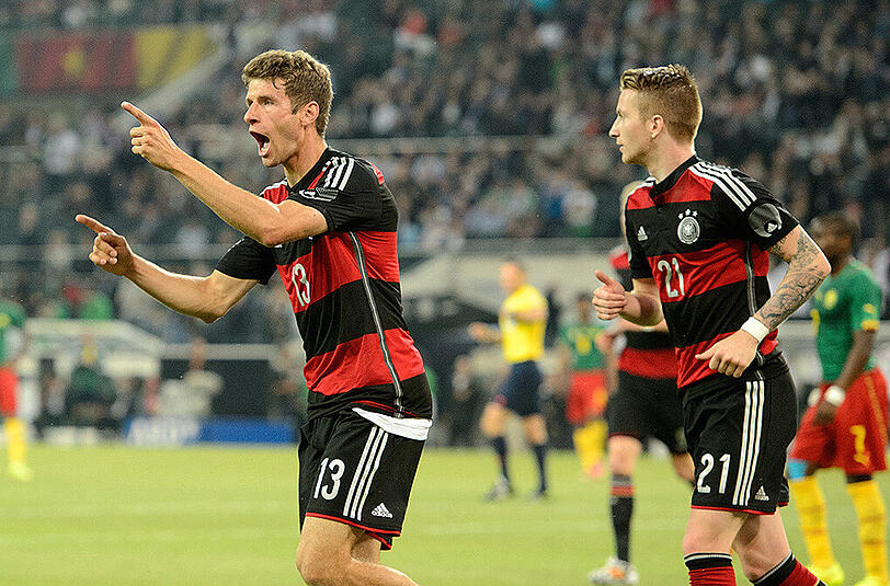 Drei DFB-Kicker in der Kategorie Stürmer zur Wahl der Weltelf nominiert: Thomas Müller und Marco Reus.