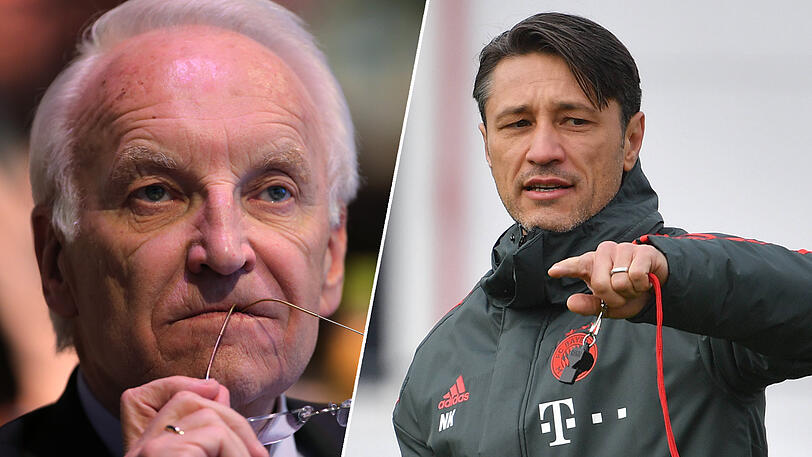 Bayern-Kenner und Bayern-Trainer: Edmund Stoiber (li.) und Niko Kovac.