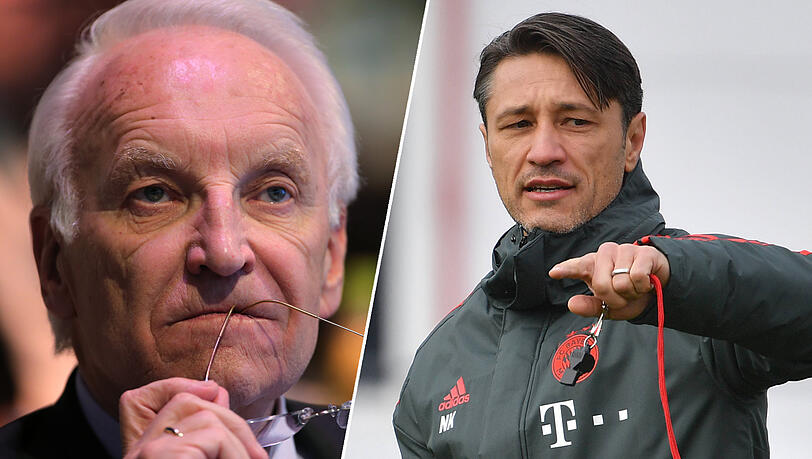 Bayern-Kenner und Bayern-Trainer: Edmund Stoiber (li.) und Niko Kovac. Bayern-Kenner und Bayern-Trainer: Edmund Stoiber (li.) und Niko Kovac.