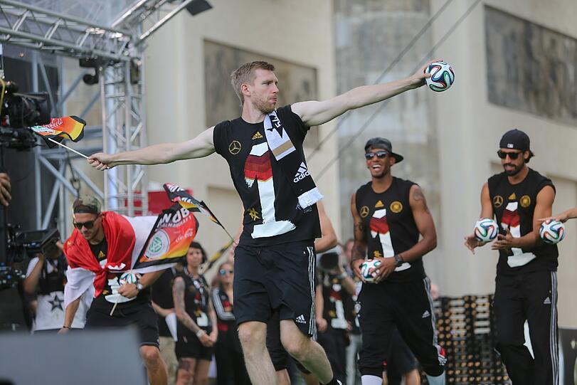 Die Weltmeister feiern am Brandenburger Tor. Die Bilder von der Fanmeile.