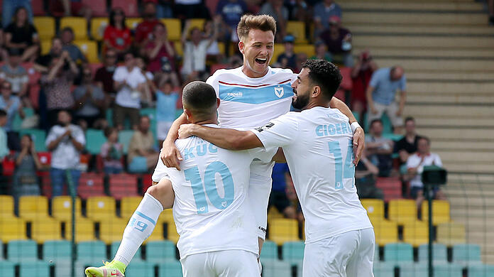 Viktoria Berlins Offensive um Enes Küc, Lucas Falcao und Tolcay Cigerci übertraf bislang alle Erwartungen.