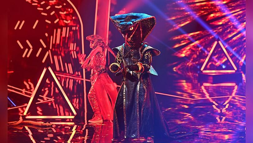 Enttarnung bei "The Masked Singer": Der Black Mamba wurde der Giftzahn gezogen.