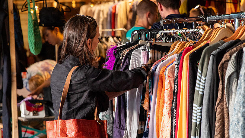 Am Wochenende gibt es viele Flohm&auml;rkte.