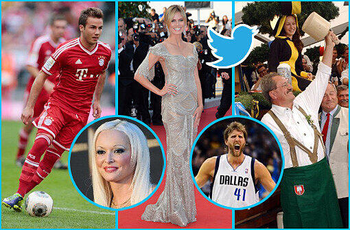 Aber auch die deutschen Stars brauchen sich nicht zu verstecken! Wir zeigen Ihnen die Followerzahlen von Heidi Klum, Mario Götze und Co.