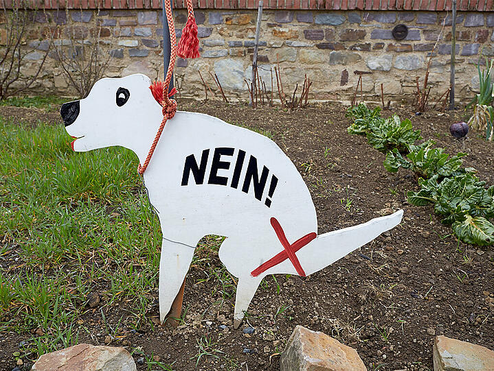 Plakativer geht&rsquo;s fast nicht: Dieses Schild klärt eindeutig, was hier untersagt ist.