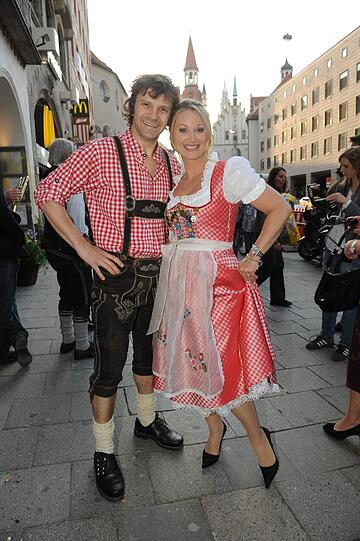 Eva Grünbauer mit Ehemann Richard George