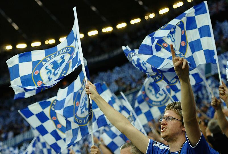 Und so jubelten am Ende die Anhänger des FC Chelsea.