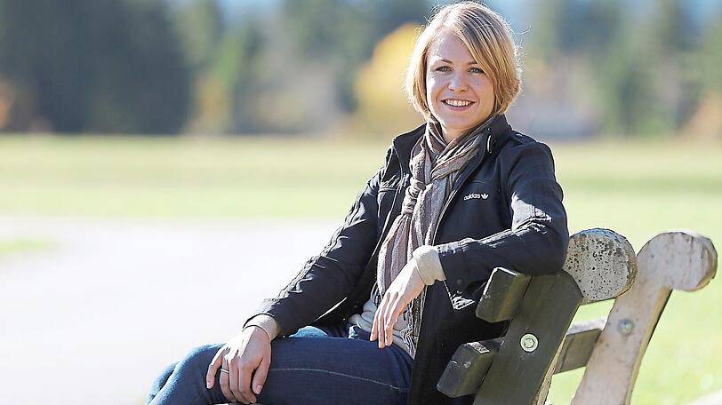 Heimatverbunden: Magdalena Neuner in Wallgau im Landkreis Garmisch-Partenkirchen.