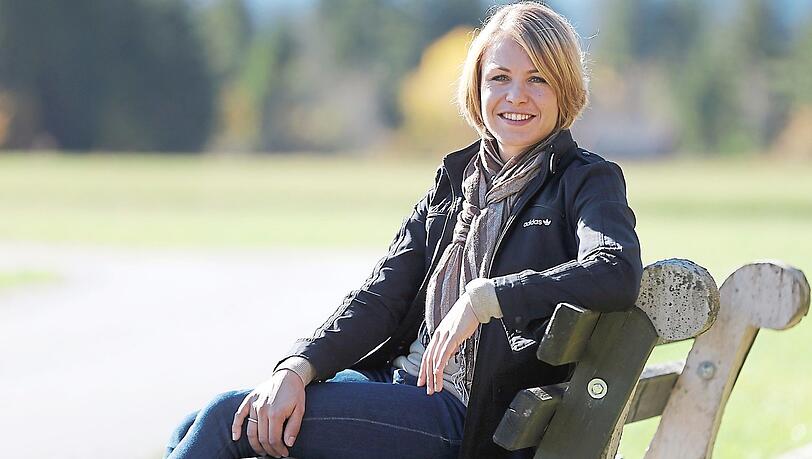 Heimatverbunden: Magdalena Neuner in Wallgau im Landkreis Garmisch-Partenkirchen. Heimatverbunden: Magdalena Neuner in Wallgau im Landkreis Garmisch-Partenkirchen.