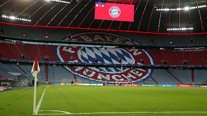 Derzeit sind Fans in der Allianz Arena noch nicht erlaubt.