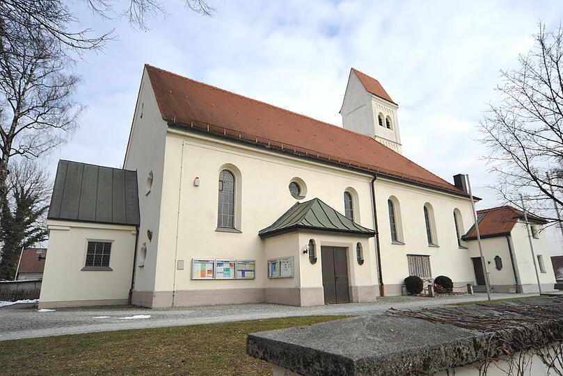 In der Kirche hat die 40-Jährige geheiratet.