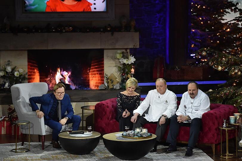 Wolfgang Lippert, Carmen Nebel, Alfons Schuhbeck und Johann Lafer
