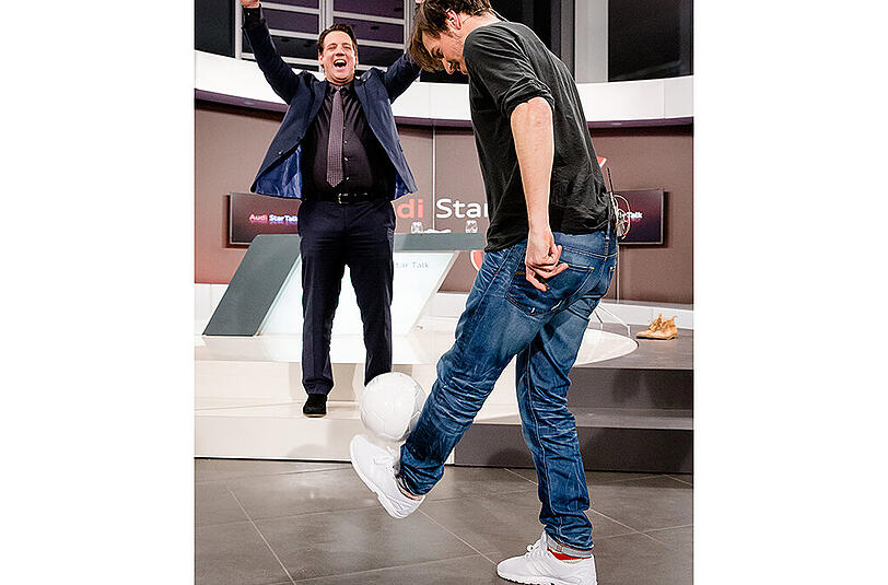 Felix Neureuther beim Audi Star Talk.