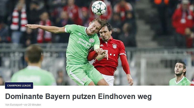 Den Gegner "weggeputzt" - und das, obwohl die Bayern zwischenzeitlich durchaus wacklig unterwegs waren.