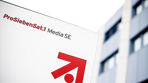 Das Logo und der Schriftzug der "ProSiebenSat.1 Media SE".