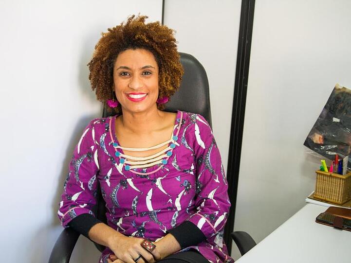 Marielle Franco war am 14. März 2018 in ihrem Auto erschossen worden.